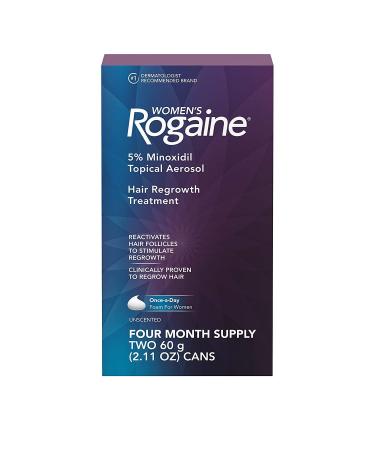 Women's Rogaine Hair Regrowth Treatment Foam  4 Month Supply