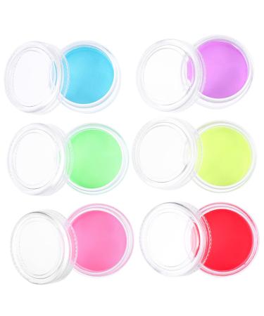 Healvian 6Pcs Assorted Fluorescent Eyeliner Cosplay Makeup Kit Eyeliner Smudge For Party Wedding Casual And Daily Use