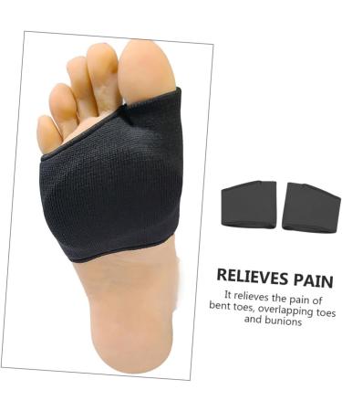 Orthopedic Bunion Corrector - Forefoot Care Cover and Cushion - Hallux Valgus Correction Pad - Foot Support Brace - Nylon Black 9x8cm - Buy Online on GoSupps.com