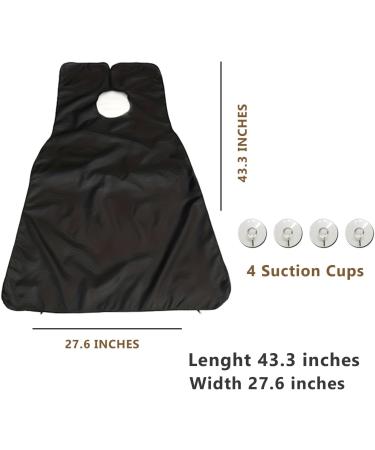 Beard Bib Apron for Men - Grooming Accessory with Suction Cups - Perfect Birthday & Father's Day Gifts for Dad Husband Boyfriend - Buy Online on GoSupps.com