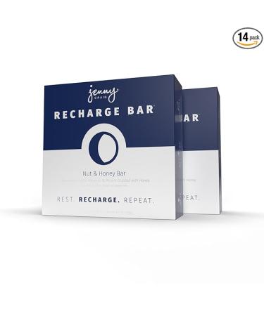 Recharge by Jenny Craigâ„¢ 14-Count Recharge Bars - REVOLUTIONARY Recharge BAR perfect for INTERMITTENT FASTING: designed to help curb hunger while you fast - Nut and Honey Flavor - (2 Packs of 7 Recharge Bars) - Buy Online on GoSupps.com