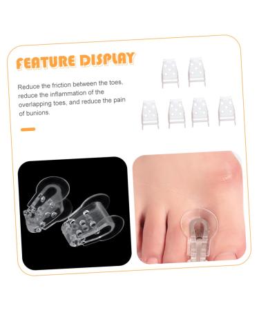 Pedicure Tools Set - 3 Pairs Silicone Splitter & Splint Thumbs Straighteners for Men | Valgus & Foot Separator | Nail Gel & Manicure Kit - Buy Online on GoSupps.com