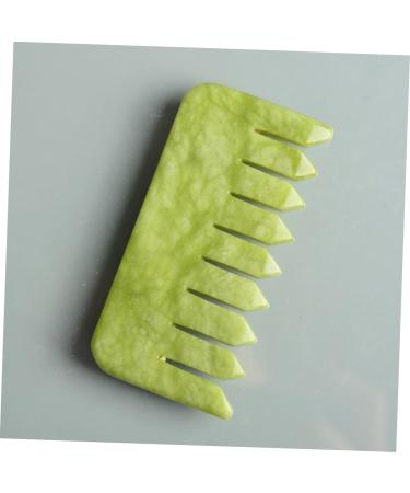 Frcolor Jade Massage Comb & Roller - Multi-Purpose Gua Sha Tool for Neck & Scalp | Natural Meridian Massage Device for Relaxation - Buy Online on GoSupps.com