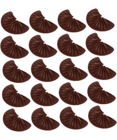 ibasenice 48 Pcs Imitation Chocolate Chips Shop Display Prop Small Chocolate Model Multi-function Chocolate Decor Chocolate Bar Maker Simulated Chocolate Pvc Food Play Dessert 3.50X2.50X0.20CMx2pcs 1 - Buy Online on GoSupps.com
