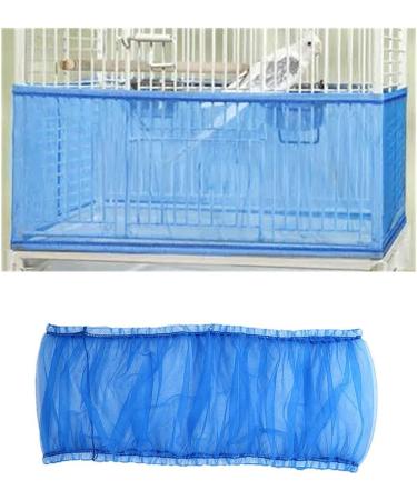 Large Universal Parrot Cage Cover - Ventilated Nylon Shell for Birdcage - Blue - Buy Online on GoSupps.com