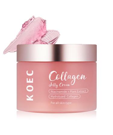 LOYOTICE Collagen Jelly Cream Contains Niacinamide & Freeze Dried Hydrolyzed Collagen Boosts Elasticity & Hydration Reduce Fine Lines & Dullness Improves Glowy Skincare Cream(3.38 fl.oz) - Buy Online on GoSupps.com
