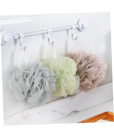 Angoily 4pcs Mesh Shower Ball Bath Pouf - Luxury Bath Sponge for Exfoliation & Relaxation - Buy Online on GoSupps.com