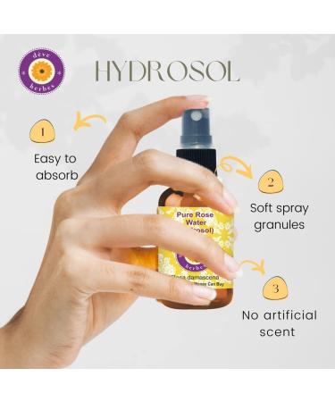 Deve Herbes Pure Motia Floral Water Hydrosol Jasminum sambac Natural Therapeutic Grade 100ml 33 oz 100ml Pack of 1 - Buy Online on GoSupps.com