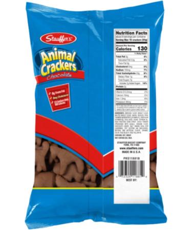 Ja'Cor Chocolate Animal Crackers Coated Animal Cracker Snack Packs Assorted Fun Animal Shapes Individual Package Snacks 8 oz Bags(Pack of 2) - Buy Online on GoSupps.com