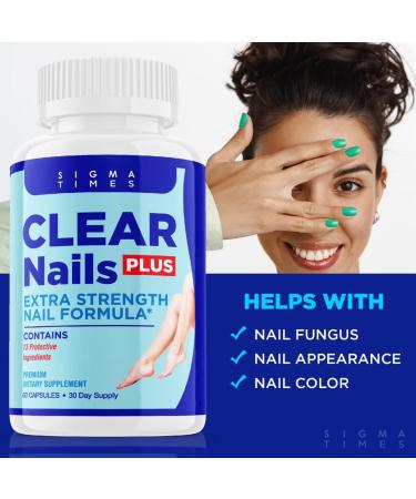 Clear Nails Plus Probiotic Pills - Advanced Formula (60 Capsules) - Buy Online on GoSupps.com