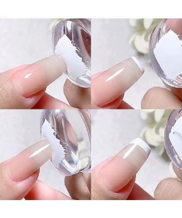 French Nails Jelly Cream Silicone Nail Art Stamper - Multi Pink - Buy Online on GoSupps.com