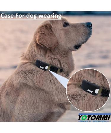Silicone Cover for Tractive GPS Dog Tracker - Waterproof Rubber Accessories (2 Pack Black & Gray) - Durable Pet Collar Finder - Buy Online on GoSupps.com
