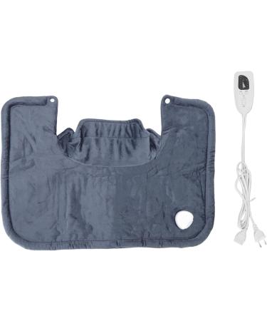 Kimiss Heated Neck & Shoulder Pillow | 6 Heat Levels for Pain Relief | Dark Gray EU 220V - Buy Online on GoSupps.com