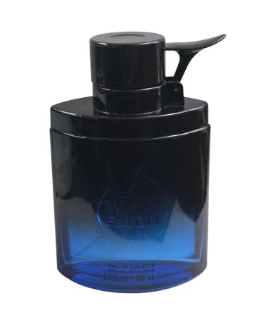 Manos De Fuego Azul Eau De Toilette for Men 3.4 fl oz Bergamot Black Pepper Sandalwood Patchouli Unboxed