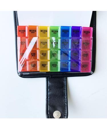 Monthly Large Volume Pill Organizer - Portable Pill Box with Removable Medication Pods for Easy Travel - Buy Online on GoSupps.com