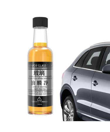 Oil Film Remover for Glass 150ML Instant Effect Cleaning Oil Film Cleaner Household Cleaning Products for Windshield Doors Cosmetic Mirror