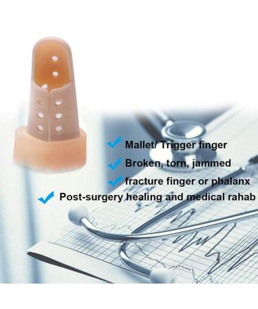 5-Piece Plastic Finger Splint Set | Finger Brace & Stabilizer for Broken Fingers Arthritis & Knuckle Support - Buy Online on GoSupps.com
