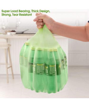 Compostable Garbage Bags 20L | 100 Counts Organic Waste Bags for Food & Garden | Thick Degradable 4-6 Gallon Household & Pet Waste Disposal - Buy Online on GoSupps.com
