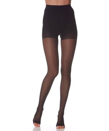 SCUDOTEX Panty 70 Denier Open Lace open Color black Size 5-1 piece