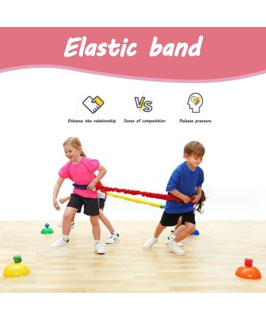Cooperative Stretchy Band Elastic 78.74in Colorful Portable of War Rope Tear Resistant Fleece Exercise Bands Fits 3 People Sporting Products - Buy Online on GoSupps.com