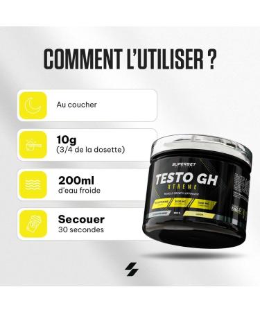 Superset Nutrition | Testo Gh Xtreme (300g) | Testosterone Boosters | Highly concentrated natural testosterone and GH booster - Buy Online on GoSupps.com