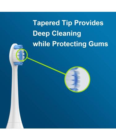Extra Soft Kids Electric Toothbrush Replacement Heads C2 for Philips Sonicare - 4 White Brush Heads | International Shipping Available - Buy Online on GoSupps.com