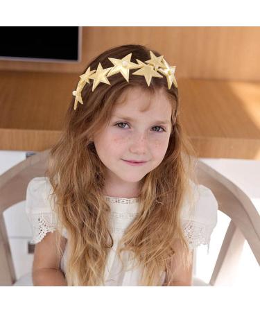 EARENT Gold Star Headband - Pearl Hair Hoop for Women and Girls | Holiday Party Costume Hair Accessory - Buy Online on GoSupps.com