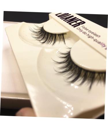 Beavorty Pair natural fake lashes natural false eyelashes natural false lashes Long Thick Eyelashes Natural Eyelashes Fake Eyelash 3d dense - Buy Online on GoSupps.com