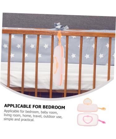 Ipetboom 2 Pcs Travel Wipes Dispenser Wipe Case for Diaper Bag Wipe Storage Holder Portable Wipe Storage Case Portable Wipes Dispenser Travel Wipes Case Wet Wipes Silica Gel Towel Box Baby - Buy Online on GoSupps.com