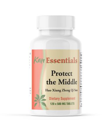 Kan Herb Company Protect The Middle Traditional Chinese Herbal Blend for Dogs and Cats to Support Digestion Appetite and Gut Comfort Herbal Supplement for Pets 120 Tablets