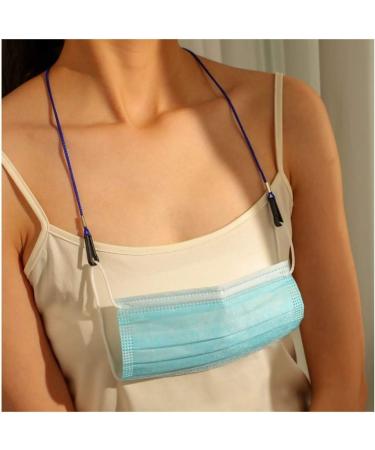 HUIZorbit Adjustable Cartoon Football Mask Lanyard 6PCS Lovely Kids Mask Strap Extender (6PCS-Navy-2) - Buy Online on GoSupps.com