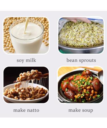 Organic Non-GMO 17.6oz Bulk Soybeans - Vegan Friendly Dry Soybeans for Soy Milk and Tofu - Buy Online on GoSupps.com