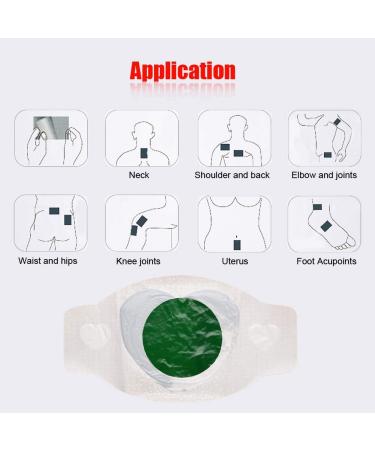 Natudeco 10-Piece Moxibustion Heating Pillows for Neck & Shoulders - Relaxation & Relief Plaster | Acupuncture Point Stickers for Travel Sports & Office Use - Buy Online on GoSupps.com