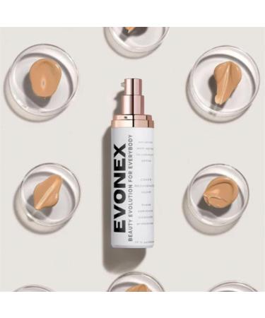 Evonex Anti-Aging Foundation Evonex Tinted Face Foundation Tinted Serum for Women Universal Shade Suitable for All Skin Types - Buy Online on GoSupps.com