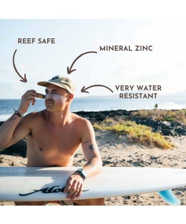 Suntribe Mineral Organic Sun Pencil - SPF 30 100% Natural Reef-Proof Waterproof Zero Waste | Award-Winning Skincare - Buy Online on GoSupps.com