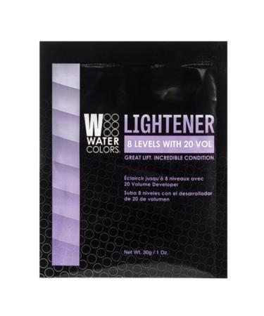Watercolors Lightener Hair Bleach Conditioning Lightening 8 Levels Lift Incredible Condition Water Colors Hair Dye Maintenance Wash (LIGHTENER - 1 oz packette (single use))