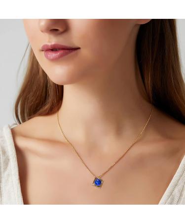Women's Map Pendant Twelve Necklace Constellation Wild Necklace Simple Personality Clavicle Star Necklaces & Pendants Simulated Diamond Initial Necklace (K One Size) - Buy Online on GoSupps.com