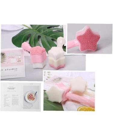 1pc Star Type Silicone Double-sided Multi-purpose Cleansing Brush Maleually Clean Pores Face Brush Facial Cleansing Brushes for Deep Cleansing Gentle Exfoliating Removing Blackhead and Massaging Wash - Buy Online on GoSupps.com
