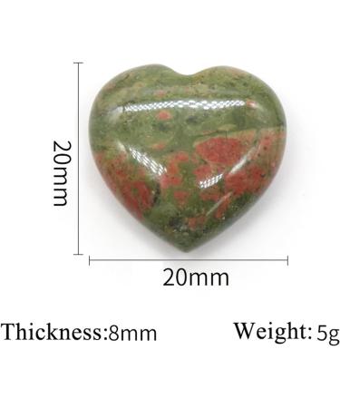 2PCS Natural Rose Quartz Crystal Love Heart Home Decoration Reiki Gemstone Agate Specimen Pecimen Gift Ornaments (Color : Flash Labradorite Size : 20X20X8mm) 20X20X8mm Flash Labradorite - Buy Online on GoSupps.com
