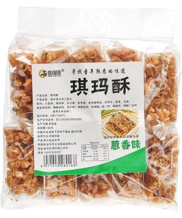 Sachima Soft Flour Cake Sesame Soft Pastry Rice Krispies Treats Crispy Chewy Scallion Biscuit 200g/pack Chinese Sweet Traditional Dessert Childhood Memories Snack Cookies (Mixed Flavors 2pack) Mixed flavors 2pack - Buy Online on GoSupps.com