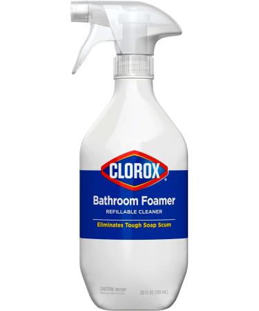 Clorox Bathroom Foamer Cleaner - Refillable Fresh Scent 1.13 Fl Oz - Household Essentials for a Sparkling Clean Home - Buy Online on GoSupps.com