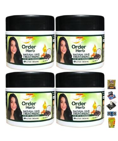Hair For Dry & Damaged hair Order Herb by Tai Orathai Natural Hair Treatment Smooth Healthy 200ml (of 4) By Beautygoodshop Get Free For You Beauty Gifts