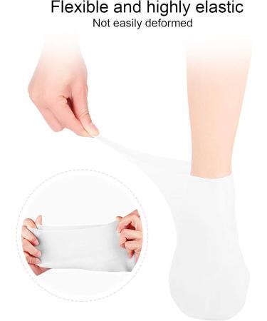 2 Pairs of Moisturizing Socks Foot Spa Socks Moisturizing Exfoliating Socks Moisturizing Care Elastic Anti Cracking Foot Skin Cares Socks Elastic Foot Care Socks White(M(36-38)) - Buy Online on GoSupps.com