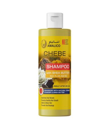 Amalico Chebe Powder Shampoo for Hair Growth With Shea Butter - 16.9 Oz. - Buy Online on GoSupps.com