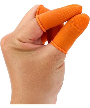 100PCS Large Latex Finger Cots - Disposable Protective Covers Non-Slip & Wear-Resistant Finger Gloves for Cuts - International Shipping Available - Buy Online on GoSupps.com