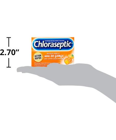 Chloraseptic Fast Acting Sore Throat Lozenges with Soothing Liquid Centre Citrus Flavour 18 Lozenges - Buy Online on GoSupps.com