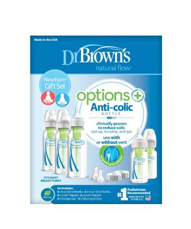 Dr. Brown's Options Narrow Feeding Set Clear - Adjustable Vent System - Buy Online on GoSupps.com