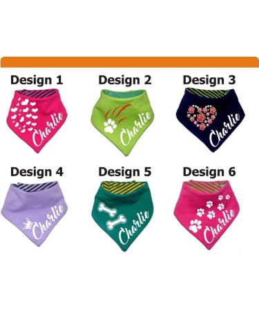 Custom Both-Sided Multicolor Dog Towel - Navy Lime | Size 1 (Neck 27-30 cm) - Personalized Pet Towel for Small Dogs - Buy Online on GoSupps.com