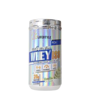 Vitalifestyle by Haidy Cruz 100 percent Pure Isolate Whey Protein, 26g of Protein, Keto Friendly, Lactose Free 2lb (Vainilla Ice Cream), 28 Serving (Pack of 1)