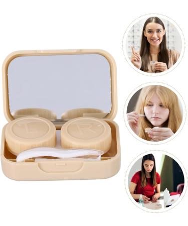 Buy SWOOMEY 4-Piece Cute Glasses Case Set - Color Care Box & Travel Case - Beige - Perfect for International Shipping! - Buy Online on GoSupps.com